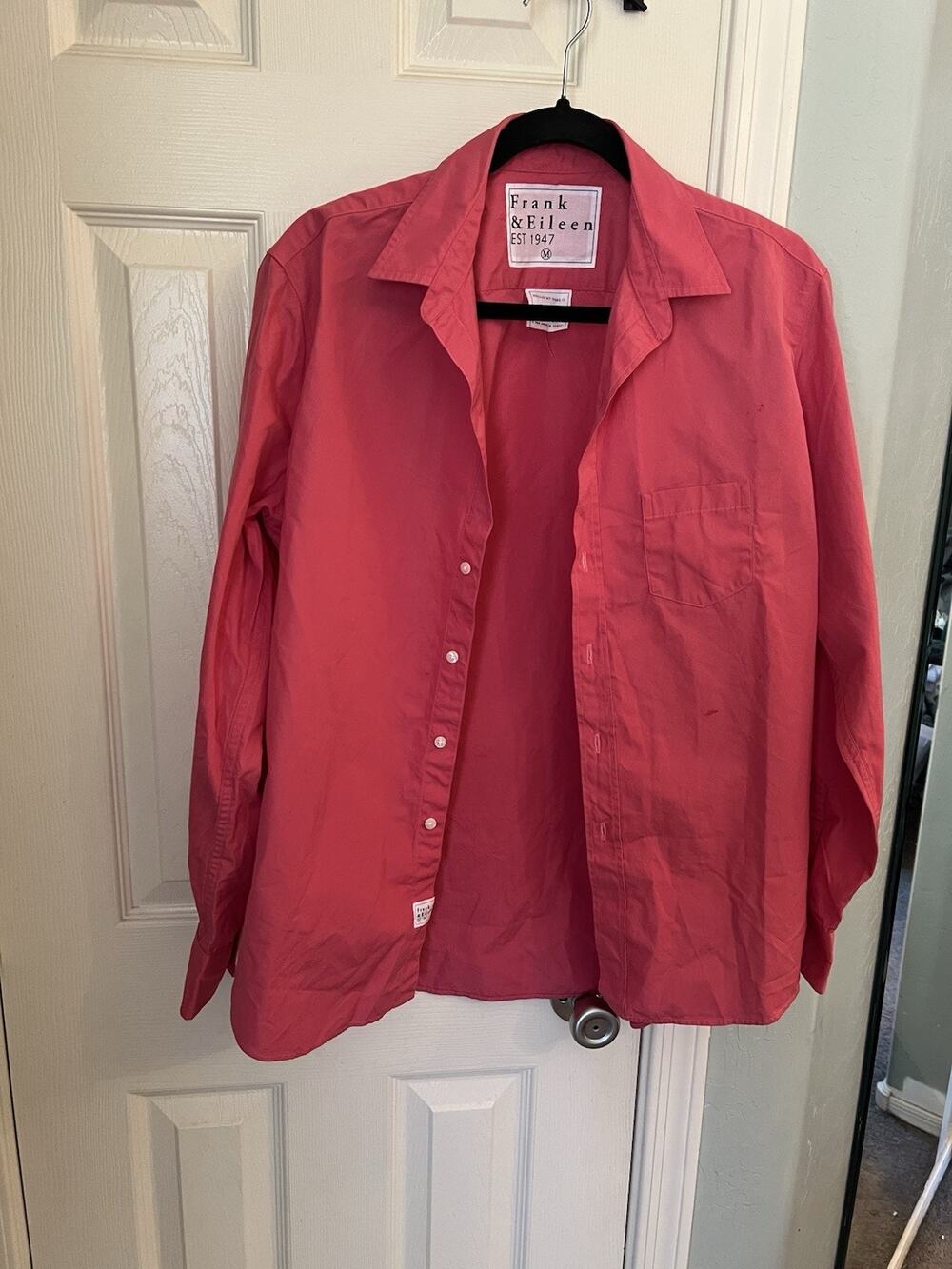 Frank And Eileen Relaxed Button Front Top Medium